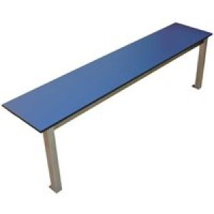 Aqua Mono Bench With Stainless Steel Seat  2.5m Wide x 350mm Deep