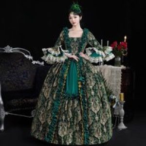 Court Costume Catwalk Photography Photo Stage Drama Performance Dress Medieval European Aristocratic Dress Woman Vestido De Gala