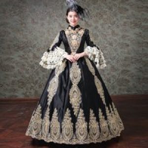 European Court Evening Performance Costume Performance Costume Classical Drama Stage Costume European Retro Evening Dress Women