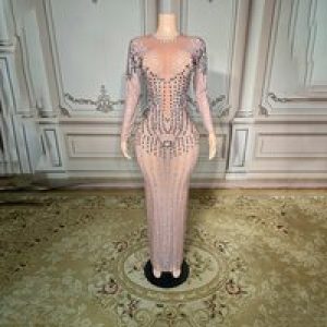 Birthday Party Singer Prom Dress Company Annual Meeting Music Festival Dancing Bar Party Evening Dresses For Wedding Guest Woman