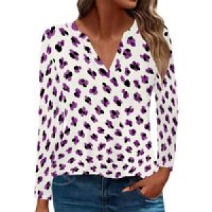 2025 Summer Puff Short Sleeve Shirts for Women Loose Fit Eyelet T Shirt Notch V Neck Tunic Blouse Hollow Out Work Tops