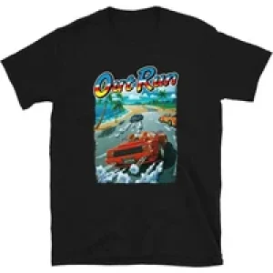 Mod.4 Arcade Out Run Outrun Video Game Juego Retro Vintage 80s Console Gaming 8-Bits Driving Gamer Camiseta T-Shirt