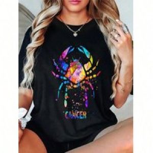 Fashion Tshirt Cancer Zodiac Sign T-Shirt