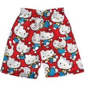 Sanrio Summer Shorts Hello Kittys Kawaii Cute Cropped Pants Sports Loose Summer Hot Sale Casual Comfortable Breathable Cartoon