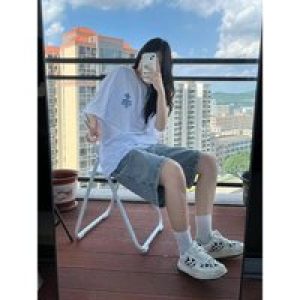 Plus Size Denim Bermuda Shorts Women 2025 – Soft Stretchy Summer Capri Pants Mid Length Loose Fit Casual Streetwear