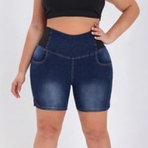 Summer’s New Fashionable Hip-lifting and Waist-tightening Denim Shorts. Comfortable Casual High-waisted Short Jeans for Ladies