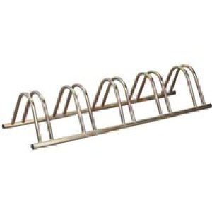 2 Cycle Zinc Plated Floor Bike Rack