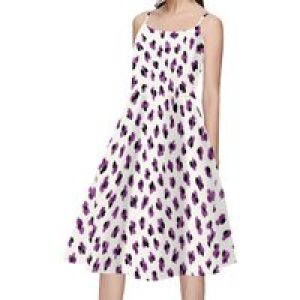 Women’s Spaghetti Strap Mini Dress Sleeveless Casual Sundresses Summer Beach Party Dresses