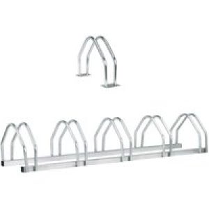 Floor Cycle Rack for 5 Cycles Galvanised