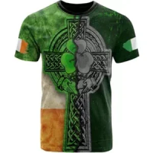 Summer Men’s Irish St. Patrick’s Day T-shirt 3D Printed Fashion Casual Street Short Sleeve O-neck Pullover Plus Size Clothing