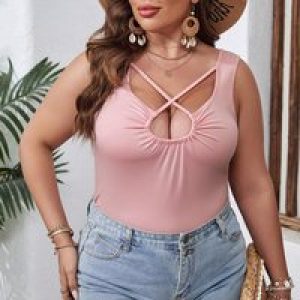 Large Size Women’s 2025 New Sexy Hollow Irregular Hem Casual Inner and Outer Vest Top Elegantes Casual Y2k Shirts Blouses Woman