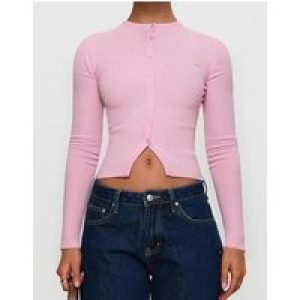 Y2K Hot Girl Pure Color Long-Sleeved Vest