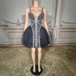 Sexy Princess Bat Mitzvah Birthday Party Dress Dance Show Party Party Evening Bar Nightclub Vestido De Gala Noche Mujer Elegante