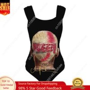 Chris Brown Swimsuit Wide Strap Women Bathing Suits Personalized Swimwear Pool Party Sexy Bikini Customize Beachwear