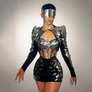 Nightclub Sequins Costumes Nightclub Bars Dance Dresses Models Catwalks Parties Annual Meeting Dinner Dresses Vestido Luxo Festa