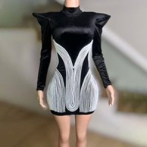 Performance Suit Workplace Company Annual Meeting Dinner Party Dance Performance Model Catwalk Star Red Carpet Performance Dress