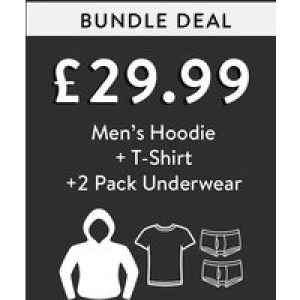 Custom Bundle Bundle Deal – Hoodie + T-Shirt + 2 Underwear for £29.99* – Tokyo Laundry