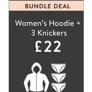 Custom Bundle Bundle Deal – Women’s Hoodie + 3 Knickers for £22* – Tokyo Laundry