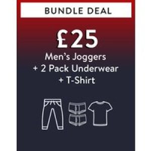 Custom Bundle Bundle Deal – Joggers + 2 Pack Underwear + T-Shirt for £25* – Tokyo Laundry