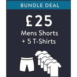Custom Bundle Bundle Deal – Shorts + 5 T-Shirts for £25* – Tokyo Laundry