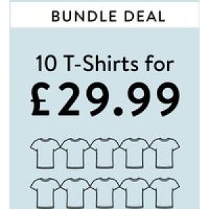 Custom Bundle Bundle Deal – 10 T-Shirts for £29.99* – Tokyo Laundry