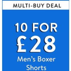 Custom Bundle Bundle Deal – 10 Men’s Boxers for £28* – Tokyo Laundry