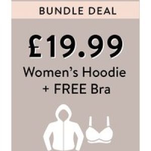 Custom Bundle Bundle Deal – Women’s Hoodie + FREE Bra for £19.99* – Tokyo Laundry