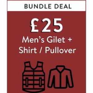 Custom Bundle Bundle Deal – Gilet + Shirt or Pullover for £25 – Tokyo Laundry