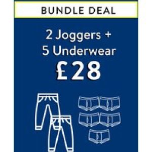 Custom Bundle Bundle Deal – 2 Joggers + 5 Underwear for £28* – Tokyo Laundry