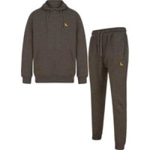 Hoody / Jogger Set Hands Matching 2pc Hoody & Jogger Brushback Fleece Co-rd Set in Charcoal Marl – Kensington Eastside / L – Tokyo Laundry