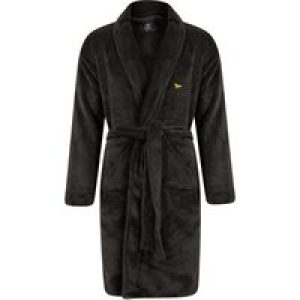 Dressing Gown Bradley Soft Fleece Dressing Gown with Tie Belt in Dark Grey – Kensington Eastside / M – Tokyo Laundry