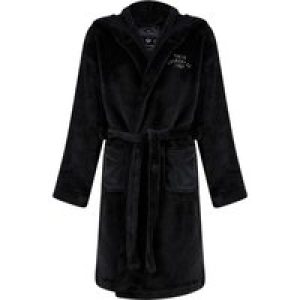 Dressing Gown Boy’s Anders Soft Fleece Dressing Gown with Tie Belt in Black Kids (5-13yrs) / 5-6 Years – Tokyo Laundry
