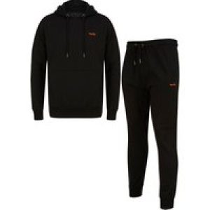 Hoody / Jogger Set Palace Matching 2pc Hoody & Jogger Brushback Fleece Co-rd Set in Jet Black / L – Tokyo Laundry