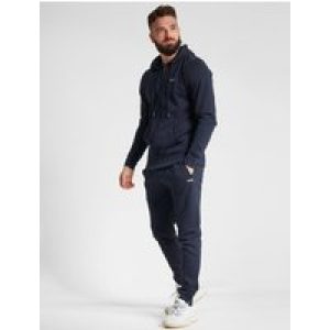 Hoody / Jogger Set Invex 2pc Hoody & Jogger Brushback Fleece Tracksuit Co-ord Set in Sky Captain Navy / L – Tokyo Laundry