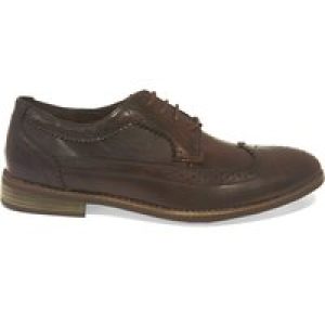 Shoes Mens Alric Lace Up Brogues in Burgundy / UK 7 – Tokyo Laundry