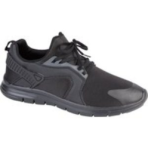 Shoes Mens Renagade Lace Up Running Trainers in Black / UK 8 – Tokyo Laundry