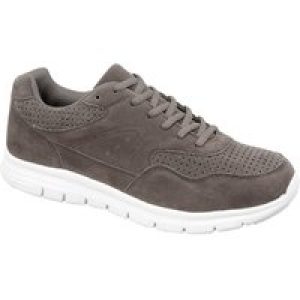 Shoes Florida Faux Suede Lace Up Trainers in Grey / 10 (43) – Tokyo Laundry