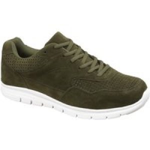 Shoes Florida Faux Suede Lace Up Trainers in Khaki / 12 (45) – Tokyo Laundry