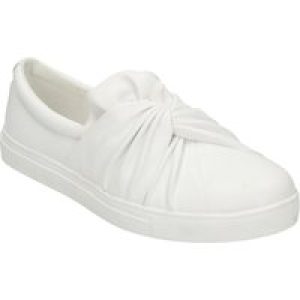 Shoes Casula Twist Vamp Slip On Plimsolls in White / UK 3 – Tokyo Laundry