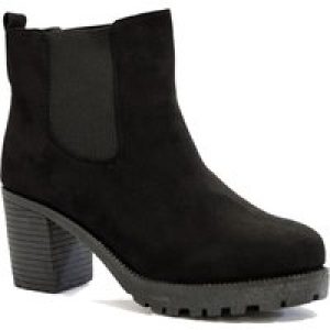 Shoes Gabi black suede high heeled Chelsea boots / UK 7 – Tokyo Laundry
