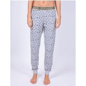 Loungewear Alice Snowflake Print Cotton Lounge Pants in Light Grey Marl / XS – Tokyo Laundry
