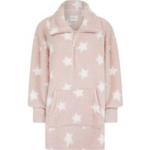 Loungewear Women’s Bex Soft Fleece Chunky Zip Neck Pullover Loungewear Top in Pink / L/XL – Tokyo Laundry