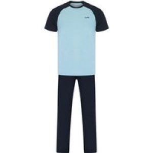 Loungewear Jayce 2pc Short Sleeve Cotton Loungewear Pyjama Set in Cashmere Blue Marl / L – Tokyo Laundry