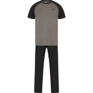 Loungewear Jayce 2pc Short Sleeve Cotton Loungewear Pyjama Set in Mid Grey Marl / L – Tokyo Laundry