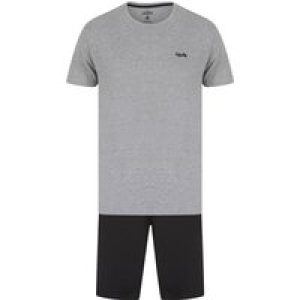 Loungewear Jaiden 2-Piece Jersey Cotton T-Shirt and Shorts Lounge Set in Light Grey Marl / M – Tokyo Laundry