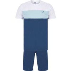 Loungewear Hari 2-Piece Jersey Cotton T-Shirt and Shorts Lounge Set in Dark Denim / L – Tokyo Laundry