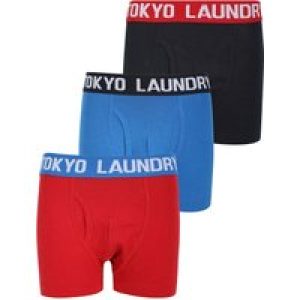 Boys Underwear Boys (6-13yr) Henson (3 Pack) Sports Boxer Shorts Set in Navy / Scarlet Sage / Jet Blue / 6-7 Years – Tokyo Laundry