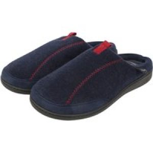 Slippers Clayed Fleece Lined Mule Slippers with Stitch Detail in Navy / 11-12 (45-46) – Tokyo Laundry