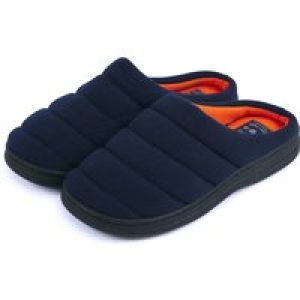 Slippers Hebers Padded Mule Slippers with Hard Rubber Sole in Navy / 11-12 (45-46) – Tokyo Laundry
