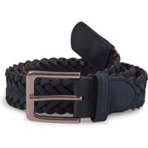 Belt Vollgrava Woven Braided Faux Leather Belt In Navy / L/XL – Tokyo Laundry